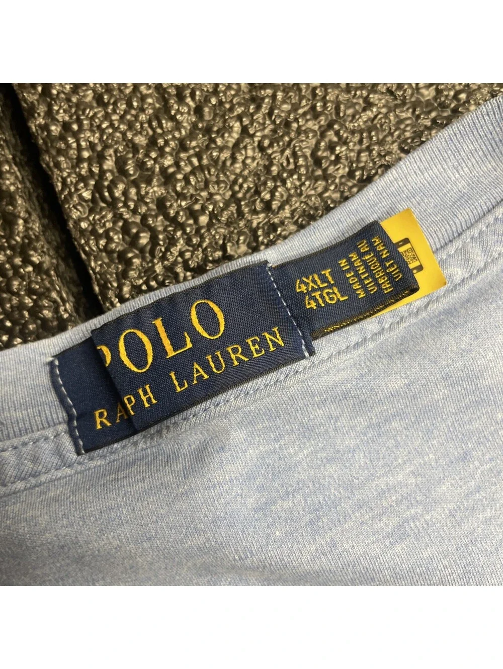 Polo Ralph Lauren T-shirt Men's 4XLT Blue Short Sleeve Stretch Casual Cotton